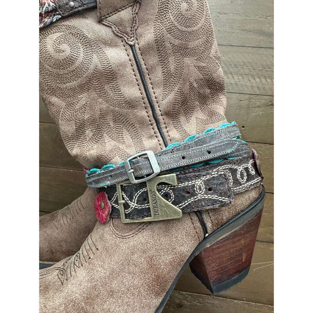 Durango Women's Lifestyle Accessorized Western Boot Womens Size 6.5 - Picture 3 of 5